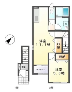 リーベラ【2階】の間取り