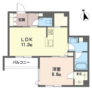 ピン シャン【1階】の間取り
