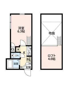 グランクオール立石ノースレジデンス【3階】の間取り