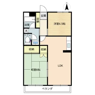 第三桑野マンション【3階】の間取り