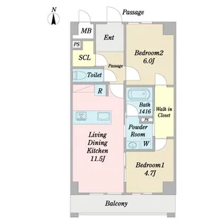 ORIENT【3階】の間取り