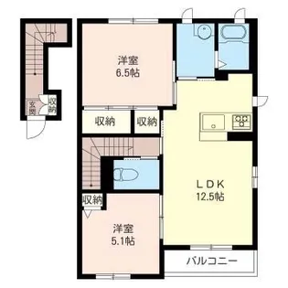 アイランド B棟【2階】の間取り