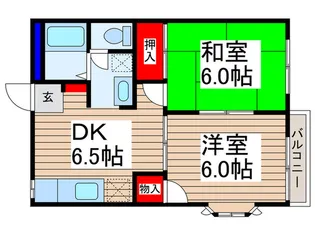 サンウエスト【2階】の間取り