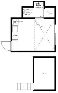 ハイツカトレア【1階】の間取り
