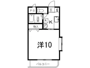 グランツI【2階】の間取り