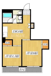 コスモプラザHINO【3階】の間取り