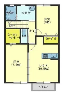 ソレイユ【2階】の間取り