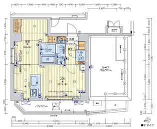 レオンコンフォート池田山【14階】の間取り