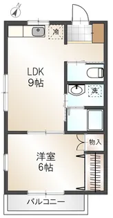 コーポ井上III【2階】の間取り