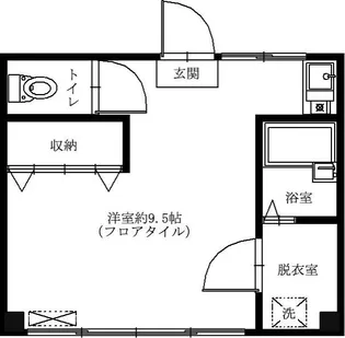 寿々川ビル【3階】の間取り