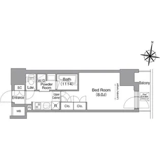 コンフォリア南品川【5階】の間取り
