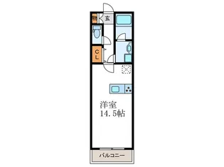 セレーナ白梅町【2階】の間取り