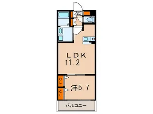 シャレ-自由が丘カワベ第16【3階】の間取り