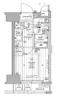 ガーラ・ステーション横濱関内【5階】の間取り