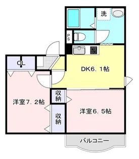 プロージェ・シャイン中島【3階】の間取り