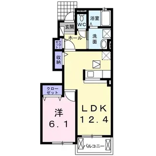 フィールドサン ゆめが丘【1階】の間取り