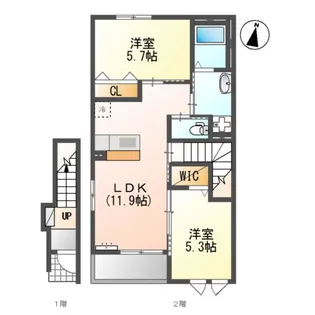 SEPIA【2階】の間取り