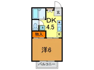 サンコ-ト諏訪山【2階】の間取り