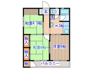 庄司アパート【2階】の間取り