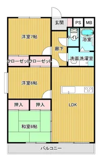 ケンシンビル【3階】の間取り