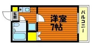 エスペーロ伊島【1階】の間取り