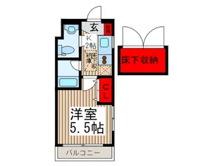 ピエタテ-ル【1階】の間取り