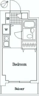シティハイツ新大塚【6階】の間取り