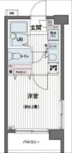 エコロジー都立大学レジデンス【3階】の間取り