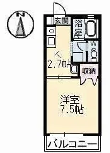 コロニーK C棟【2階】の間取り
