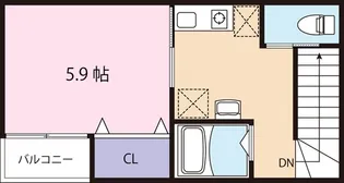 THE CITY石神井公園【2階】の間取り