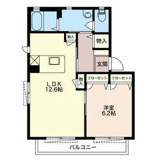 マノワール小浜 C【2階】の間取り