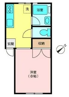 青木葉ハイツ1【1階】の間取り