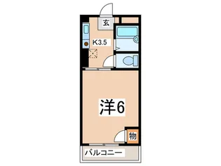 テラスト-ク相模原【3階】の間取り