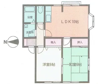 ウインデア(ウインデイア)【1階】の間取り