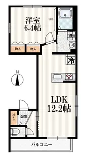 マンダリン エスコート【2階】の間取り