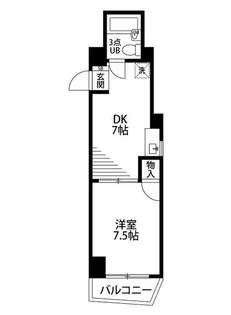 サンファスト中馬込【3階】の間取り