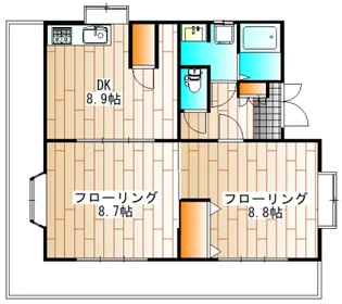 山王丸子ハウス【1階】の間取り