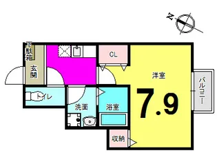 キャメル金町【1階】の間取り
