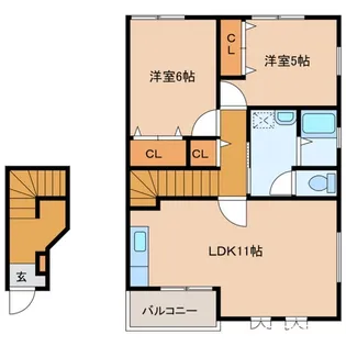 セトゥールメント・コーポ【2階】の間取り