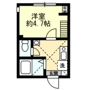 グレースコート西横浜【2階】の間取り