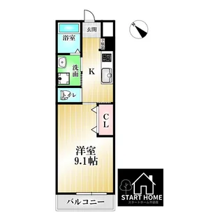 アルフォン【1階】の間取り