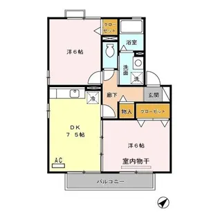 アメニティ裕【2階】の間取り