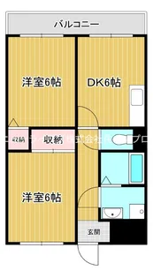 エムプラザ楠根参番館【9階】の間取り