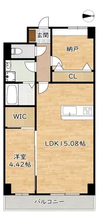 GROOVE豊中レジデンス【8階】の間取り