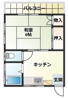 コーポキョウセイ【1階】の間取り