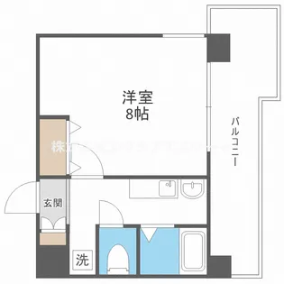 新梅田プライム【8階】の間取り