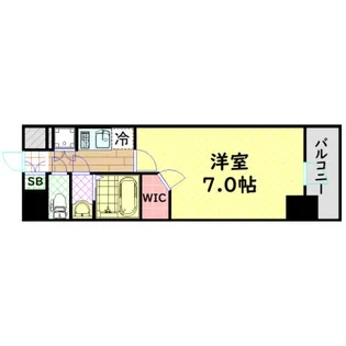 エスリード心斎橋LUXUE【5階】の間取り