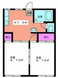 フレグランス黒松【1階】の間取り