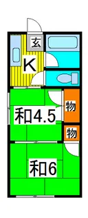 保永荘【2階】の間取り