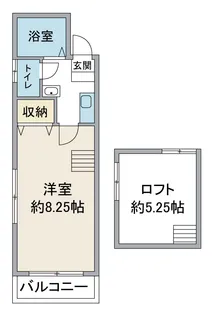 メゾンエスポワール【1階】の間取り